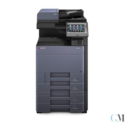 Kyocera TASKalfa 6053ci DIN A3 Farbkopierer refurbished mit PF-7100 mit DP-7110 mit 247.648 gedruckten Seiten mit gebrauchtem Tonersatz B: 35% C: 54% M: 45% Y: 62%