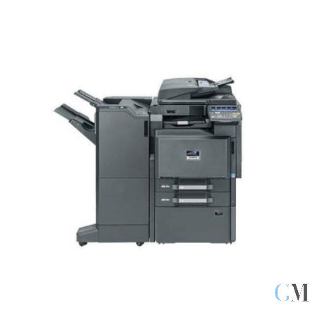 Kyocera TASKalfa 3501i Kopierer refurbished mit Unterschrank und DP-770 mit Finisher DF-790 mit Tacker und Locher mit 93.316 Seiten gedruckt Toner Black: 46%