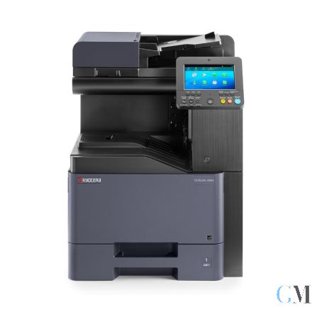 KYOCERA TASKalfa 408ci Farb- Multifunktionsgerät refurbished mit Zusatzpapierfach auf Rollen