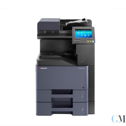 KYOCERA TASKalfa 408ci Farb- Multifunktionsgerät refurbished mit PF-5120 mit DP-5120 mit 68.812 gedruckten Seiten mit gebrauchtem Tonersatz C: 70% M: 40% Y: 45% B 45% Transferband Defekt