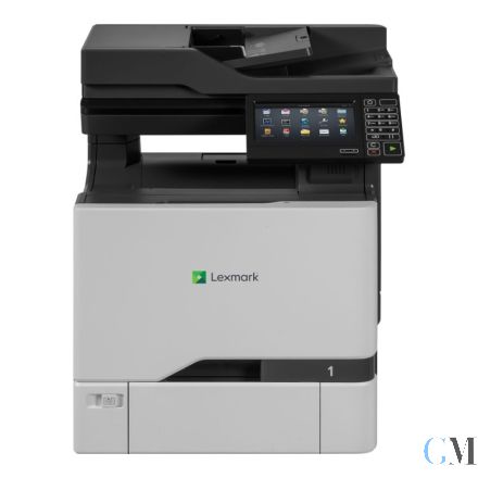 Lexmark CX727de DIN A4 Duplex LAN Farb Multifunktionsgerät refurbished mit 96.004 gedruckten Seiten mit gebrauchtem Tonersatz B40% C70% M80% Y70%