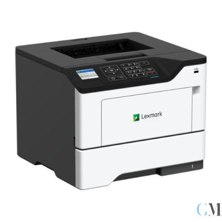 Lexmark MS621DN Laserdrucker refurbished mit 73.010 gedruckten Seiten mit gebrauchtem Toner Kratzer am Display beeinflusst die Funktion nicht