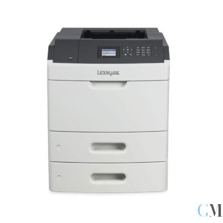 Lexmark MS810DN Laserdrucker refurbished S/W 40G0130 mit Zusatzpapierfach 40G0802 550 Blatt mit Marknet WLAN Karte N8350 mit 89.139 gedruckten Seiten mit gebrauchtem Toner 65% Trommel 75% Wartungskit 55%