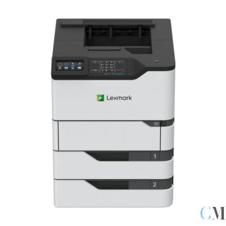Lexmark MS822de Laserdrucker refurbished mit Zusatzpapierfach 50G0800 mit gebrauchtem Toner