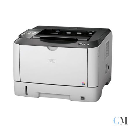 Ricoh Aficio SP 3500N DIN A4 S/W LAN Laserdrucker refurbished mit 8.113 gedruckten Seiten mit gebrauchtem Toner 100% Trommel 100% Wartungskit 100%