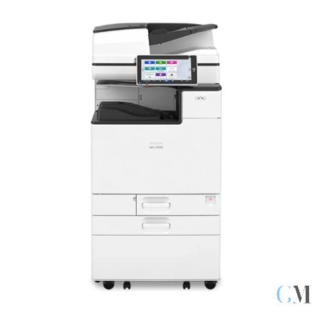Ricoh IM C3000 DIN A3 Farbkopierer refurbished auf Unterschrank S4 mit ADF D3FF Dualscan mit 139.648 gedruckten Seiten mit gebrauchtem Tonersatz