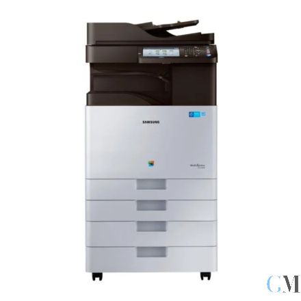 Samsung MultiXpress SL-X3220NR DIN A3 Farbkopierer refurbished auf Papierfach SL-PFP505D 2x 520 Blatt mit gebrauchtem Tonersatz