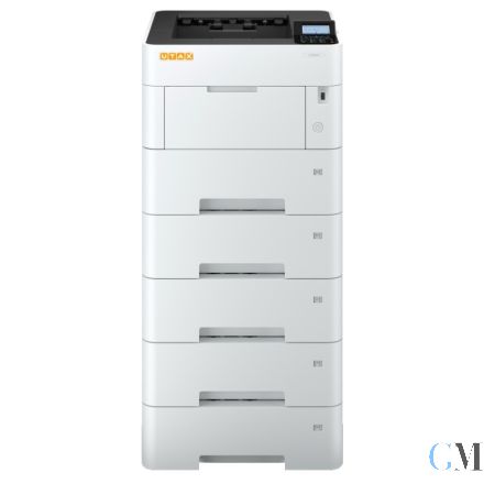 UTAX P-4532DN DIN A4 S/W LAN Duplex Laserdrucker refurbished mit 4x Zusatzpapierfach PF-3110 mit 60.059 gedruckten Seiten mit gebrauchtem Toner 23% baugleich Kyocera P3050DN