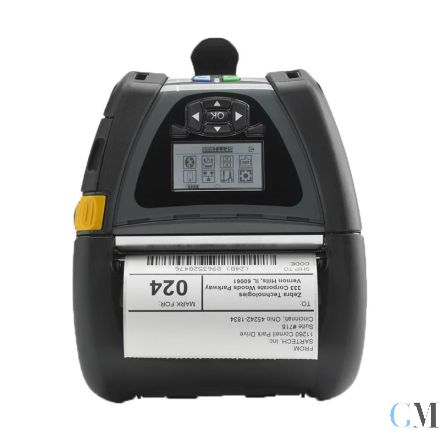 Zebra QLN420 mobiler Thermo Laberdrucker Etikettendrucker refurbished mit Bluetooth WIFI mit Akku und Lagegerät