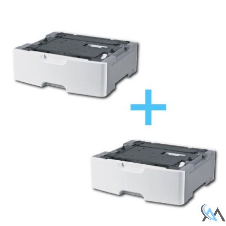 2x Lexmark Zusatzpapierfach 34S0550 550Blatt 