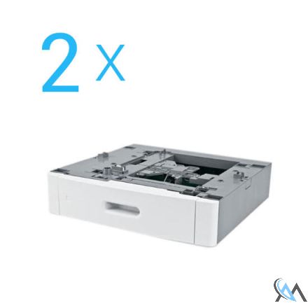 2x Lexmark 30G3242 16M1100 gebrauchtes Zusatzpapierfach für X658de