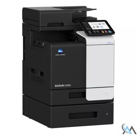 Konica Minolta bizhub C3320i Multifunktionsgerät refurbished mit Zusatzpapierfach PF-P20 mit gebrauchtem Tonersatz
