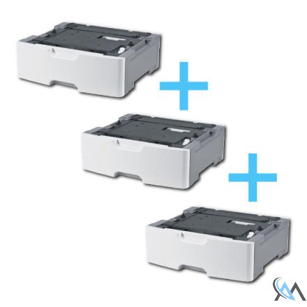 3x Lexmark Zusatzpapierfach 34S0550 550Blatt