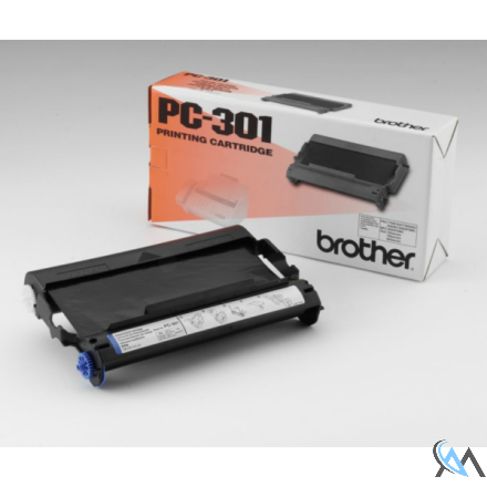 Original Brother PC-301 Thermo-Transfer-Rolle + Kassette, 1x235 Seiten VE=1