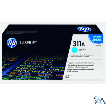 Original HP Q2681A/311A Tonerkartusche cyan, 6.000 Seiten/5%