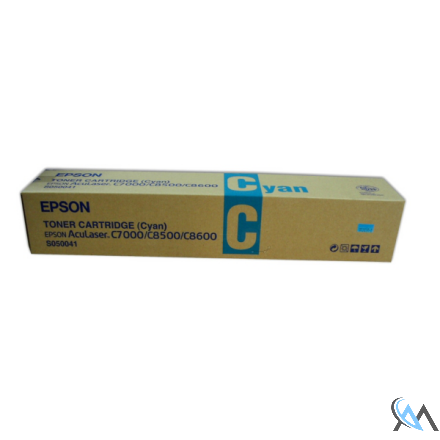 Original Epson C13S050041/S050041 Toner cyan, 6.000 Seiten 450 Gramm