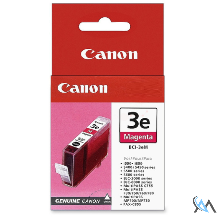 Original Canon 4481A002/BCI-3EM Tintenpatrone magenta, 390 Seiten ISO/IEC 24711 14ml