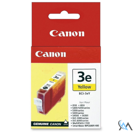 Original Canon 4482A002/BCI-3EY Tintenpatrone gelb, 390 Seiten ISO/IEC 24711 14ml