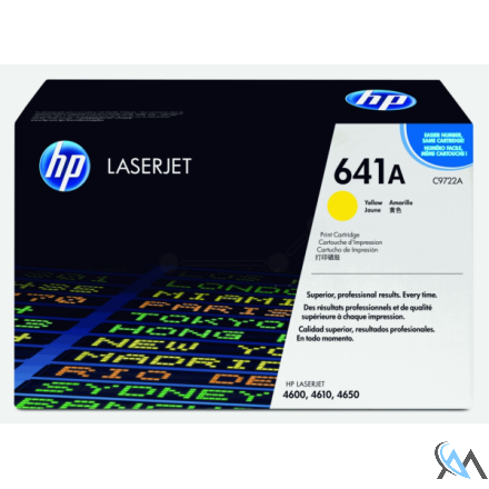 Original HP C9722A/641A Tonerkartusche gelb, 8.000 Seiten/5%