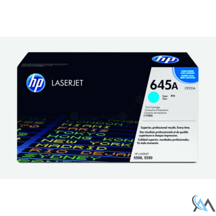 Original HP C9731A/645A Tonerkartusche cyan, 12.000 Seiten/5%