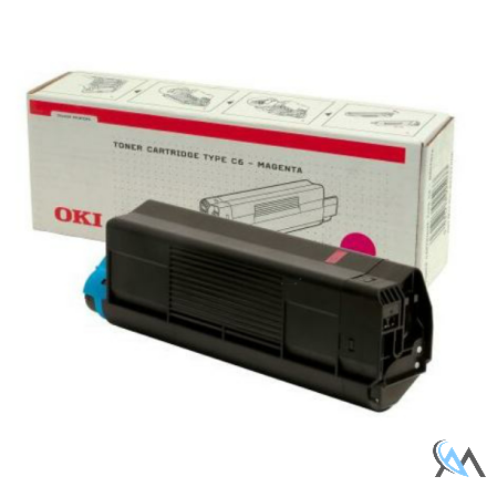 Original OKI 42127406 Toner magenta, 5.000 Seiten/5%