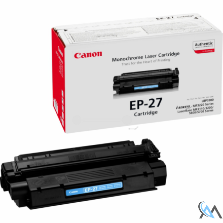 Original Canon 8489A002/EP-27 Tonerkartusche schwarz, 2.500 Seiten/5%