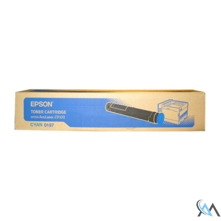 Original Epson C13S050197/0197 Toner cyan, 12.000 Seiten/5%