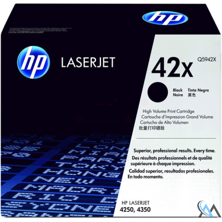 Original HP Q5942X/42X Tonerkartusche schwarz High-Capacity, 20.000 Seiten ISO/IEC 19752