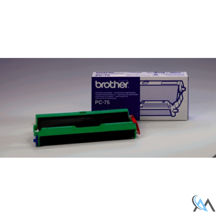 Original Brother PC-75 Thermo-Transfer-Rolle mit Kassette, 144 Seiten