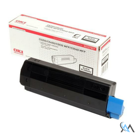 Original OKI 42127457 Toner schwarz, 5.000 Seiten/5%