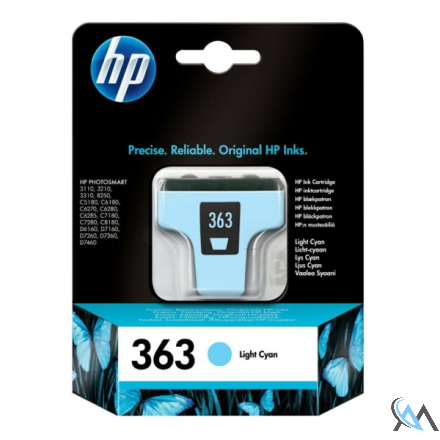 Original HP C8774EE/363 Tintenpatrone cyan hell 240 Fotos 5.5ml