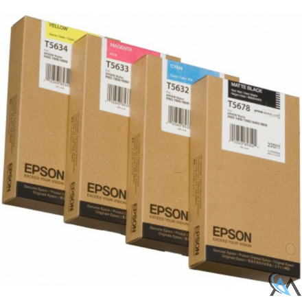 Original Epson C13T563200/T5632 Tintenpatrone cyan 220ml