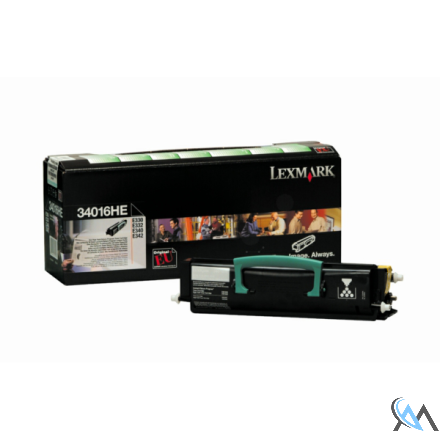 Original Lexmark 34016HE Toner-Kit return program, 6.000 Seiten ISO/IEC 19752