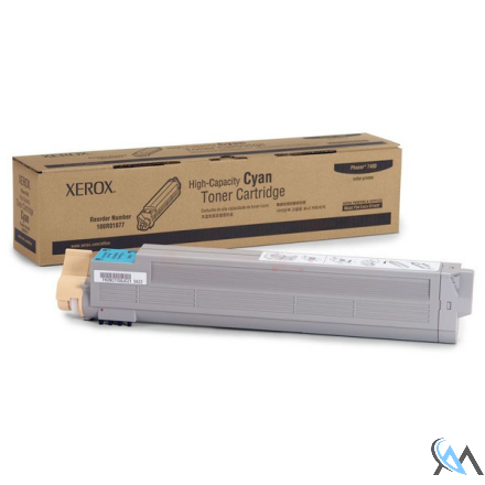 Original Xerox 106R01077 Toner cyan High-Capacity, 18.000 Seiten/5%