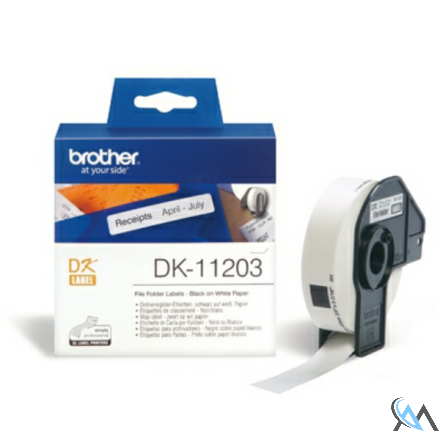 Original Brother DK-11203 DirectLabel Etiketten 17mm x 87mm 300