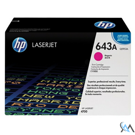 Original HP Q5953A/643A Tonerkartusche magenta, 10.000 Seiten/5%