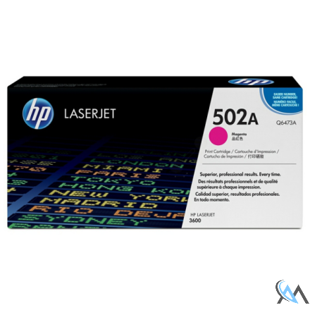 Original HP Q6473A/502A Tonerkartusche magenta, 4.000 Seiten/5%