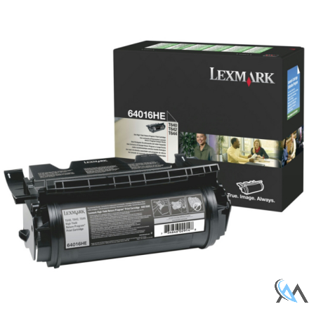 Original Lexmark 64016HE Tonerkartusche schwarz return program, 21.000 Seiten ISO/IEC 19752