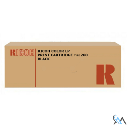 Original Ricoh 888446/TYPE 260 Toner schwarz, 24.000 Seiten/5%