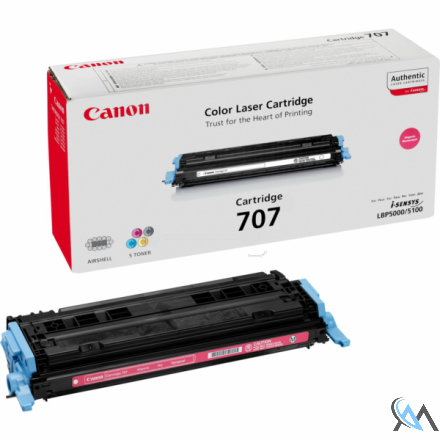 Original Canon 9422A004/707M Tonerkartusche magenta, 2.000 Seiten/5%