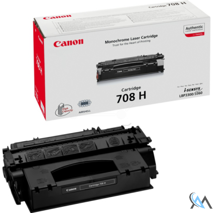 Original Canon 0917B002/708H Tonerkartusche schwarz, 6.000 Seiten/5%