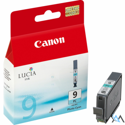 Original Canon 1038B001/PGI-9PC Tintenpatrone cyan hell, 1.150 Seiten/5% 14ml