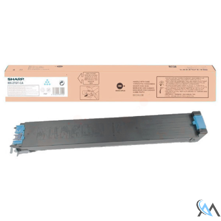 Original Sharp MX-27GTCA Toner cyan, 15.000 Seiten