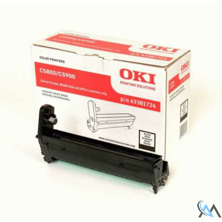 Original OKI 43381724 Drum Kit schwarz, 20.000 Seiten