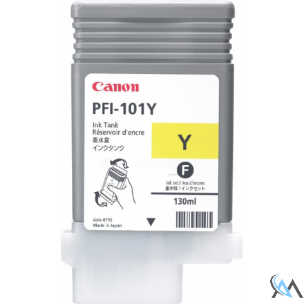 Original Canon 0886B001/PFI-101Y Tintenpatrone gelb 130ml