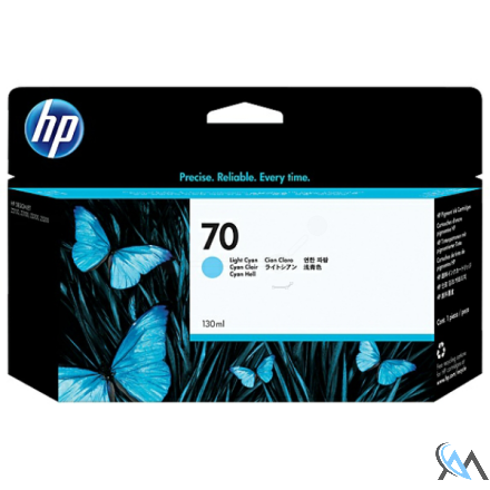 Original HP C9390A/70 Tintenpatrone cyan hell 130ml