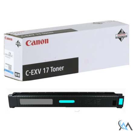 Original Canon 0261B002/C-EXV17 Toner cyan, 30.000 Seiten/5% 475 Gramm