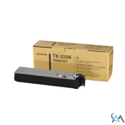 Original Kyocera 1T02HJ0EU0/TK-520K Toner-Kit schwarz, 6.000 Seiten/5%