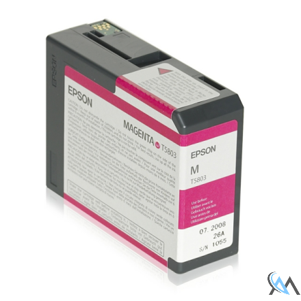 Original Epson C13T580300/T5803 Tintenpatrone magenta 80ml