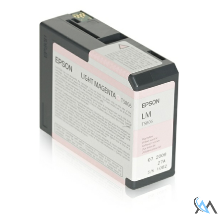 Original Epson C13T580600/T5806 Tintenpatrone magenta hell 80ml